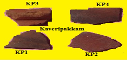 Figure of shows the ancient potteries of Kaveripakkam 
